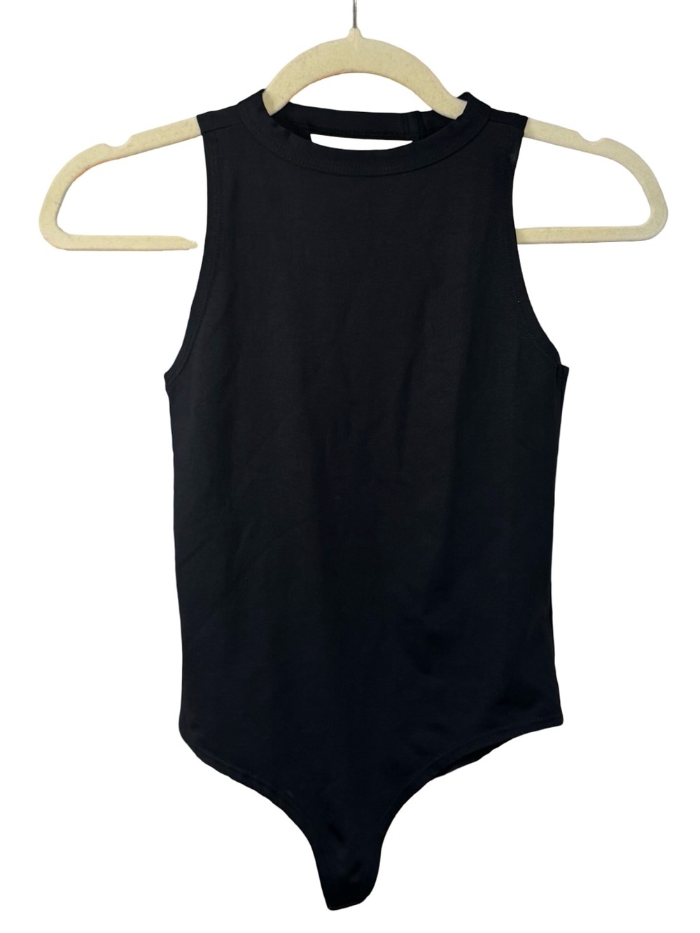 ▪️▪️▪️Black Sleeveless Bodysuit body-sculpting high neck fitted sleek basics